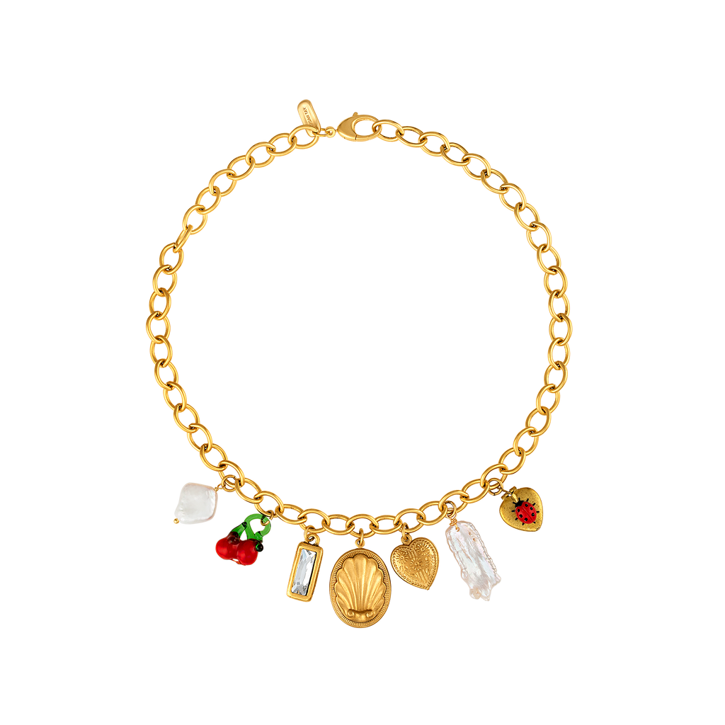 Lucky Ladybug Charm Necklace