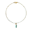 Mother of Pearl Beaded Fish Necklace