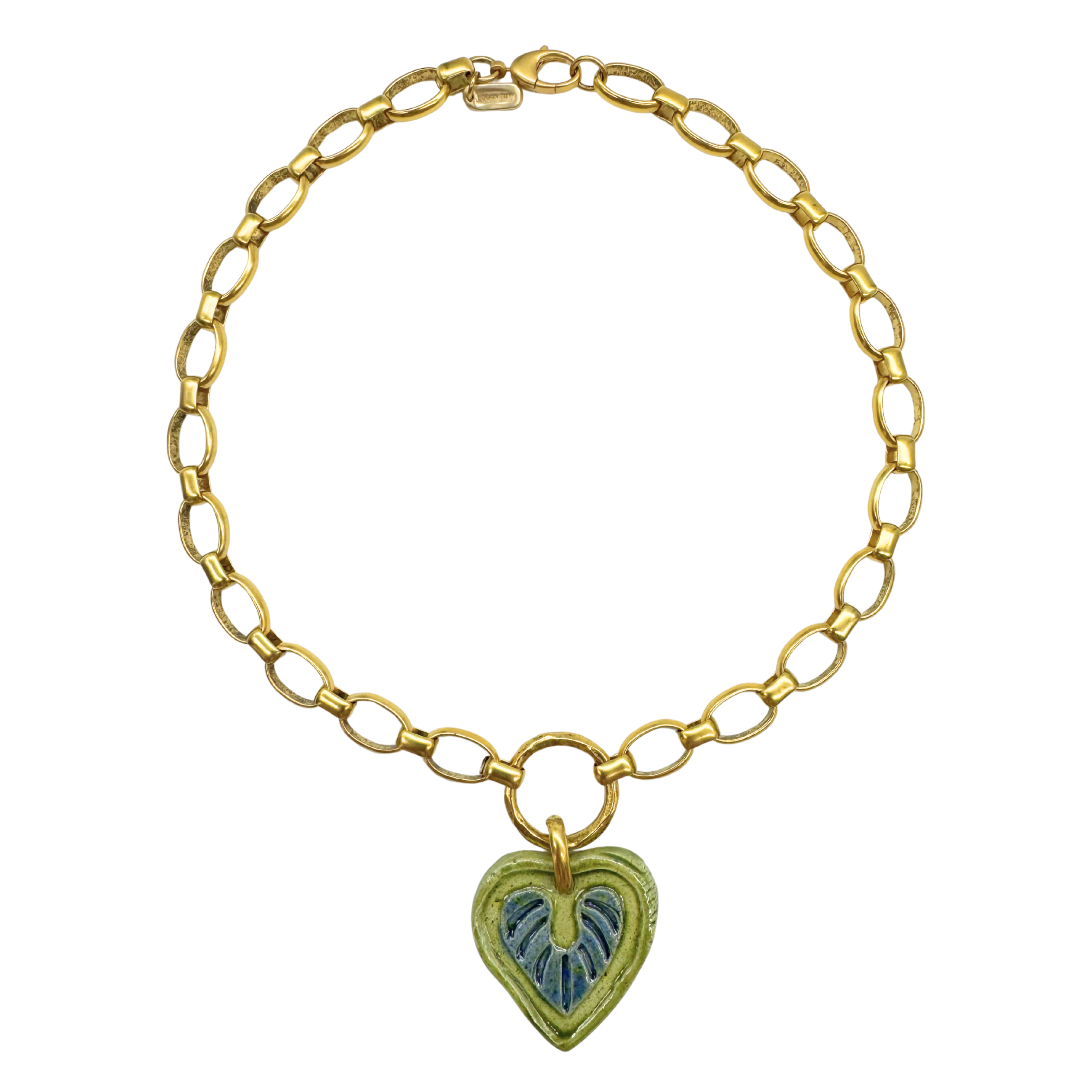 Natural Heart Chain Necklace
