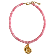  Nautilus Shell Beaded Necklace
