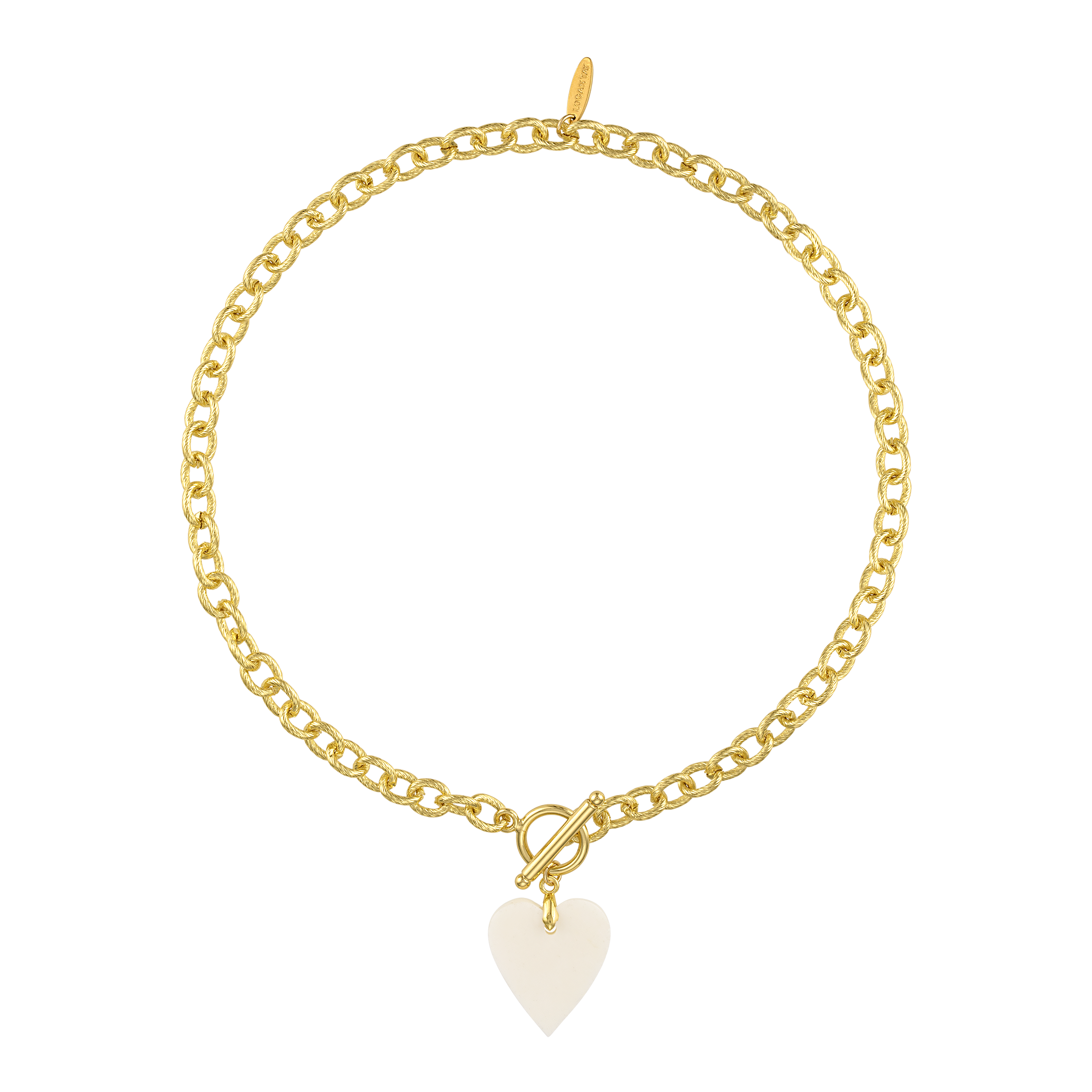 Bone Heart Necklace