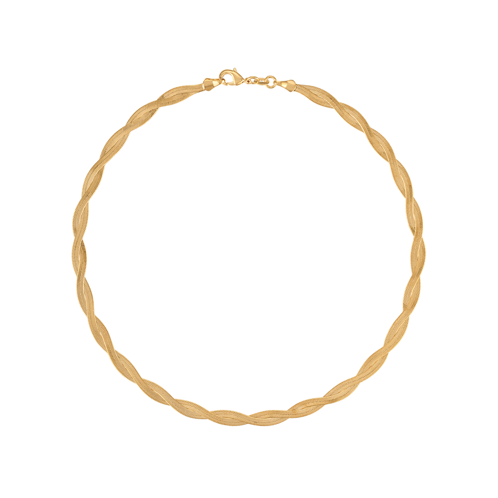 Braided Herringbone Necklace