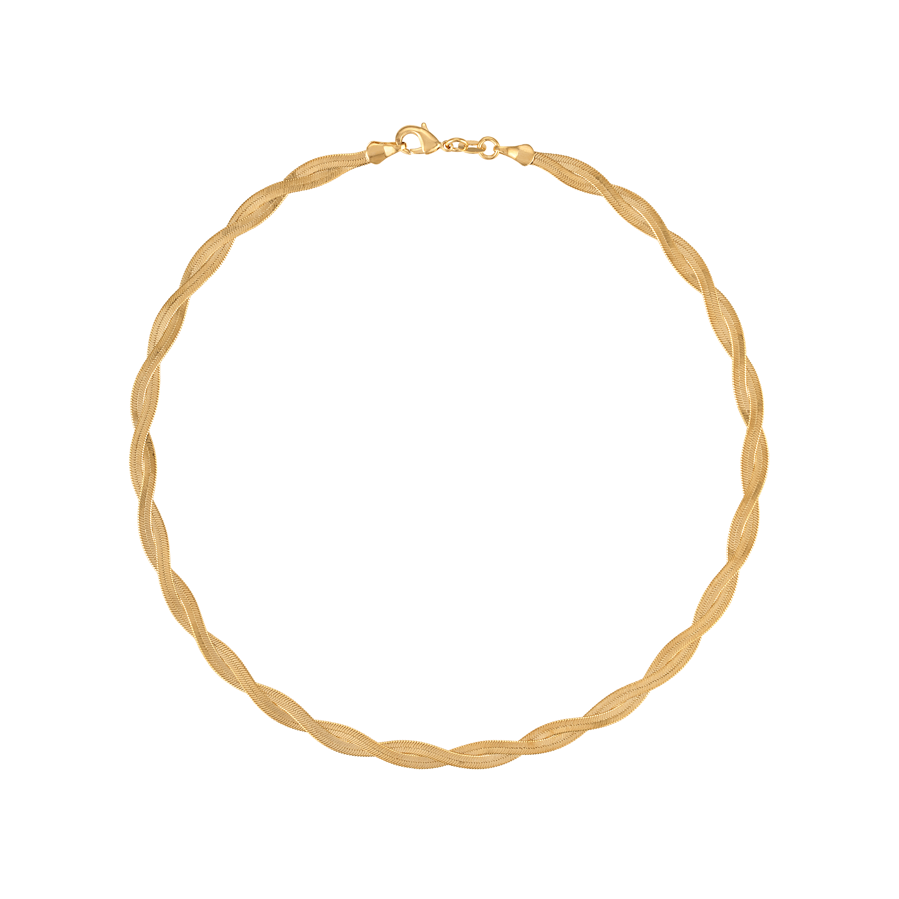 Braided Herringbone Necklace