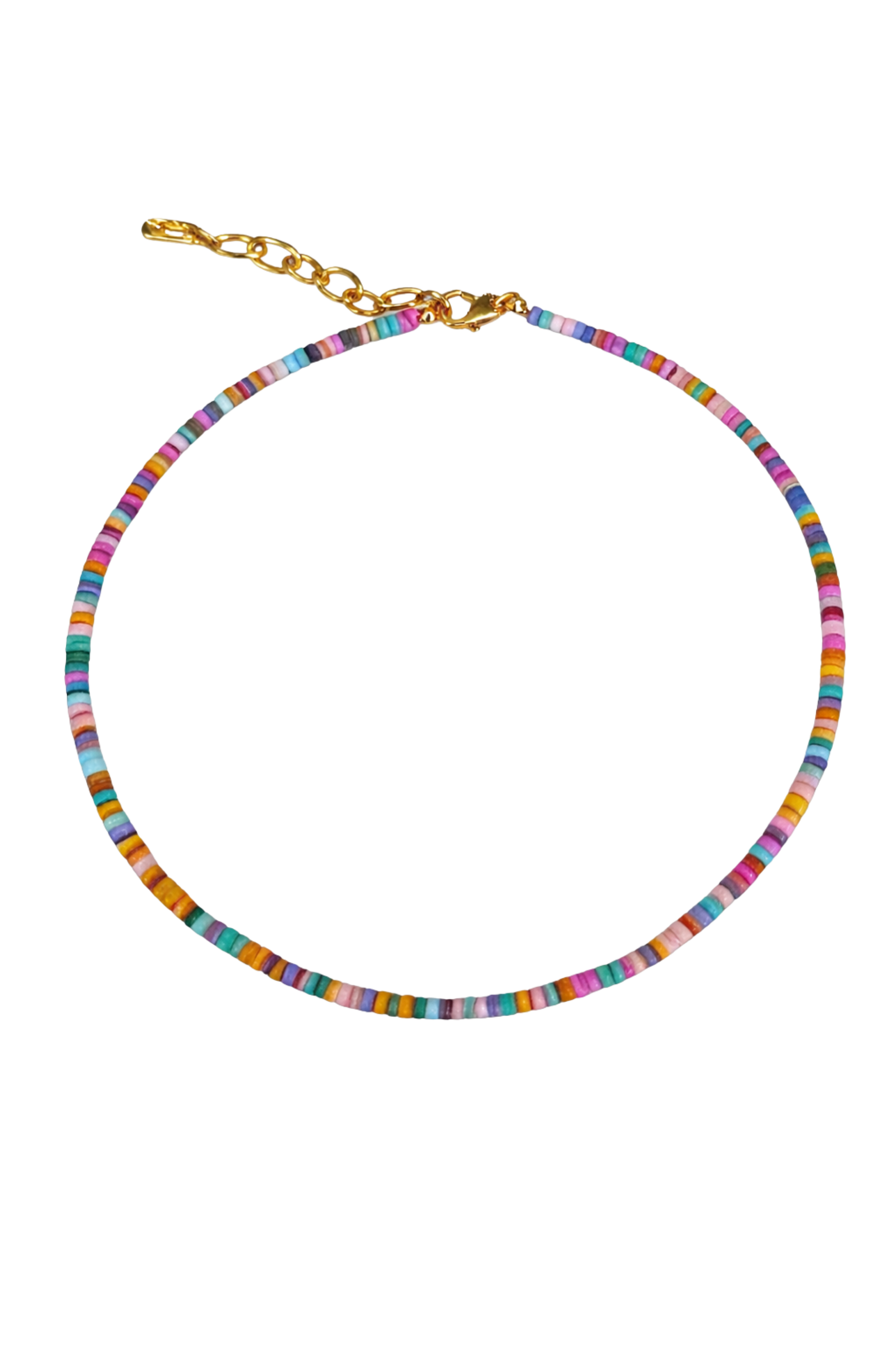 Pastel Mini Beaded Necklace