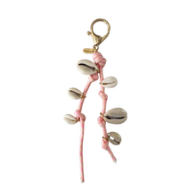  Pink Cowrie Shell Bag Charm