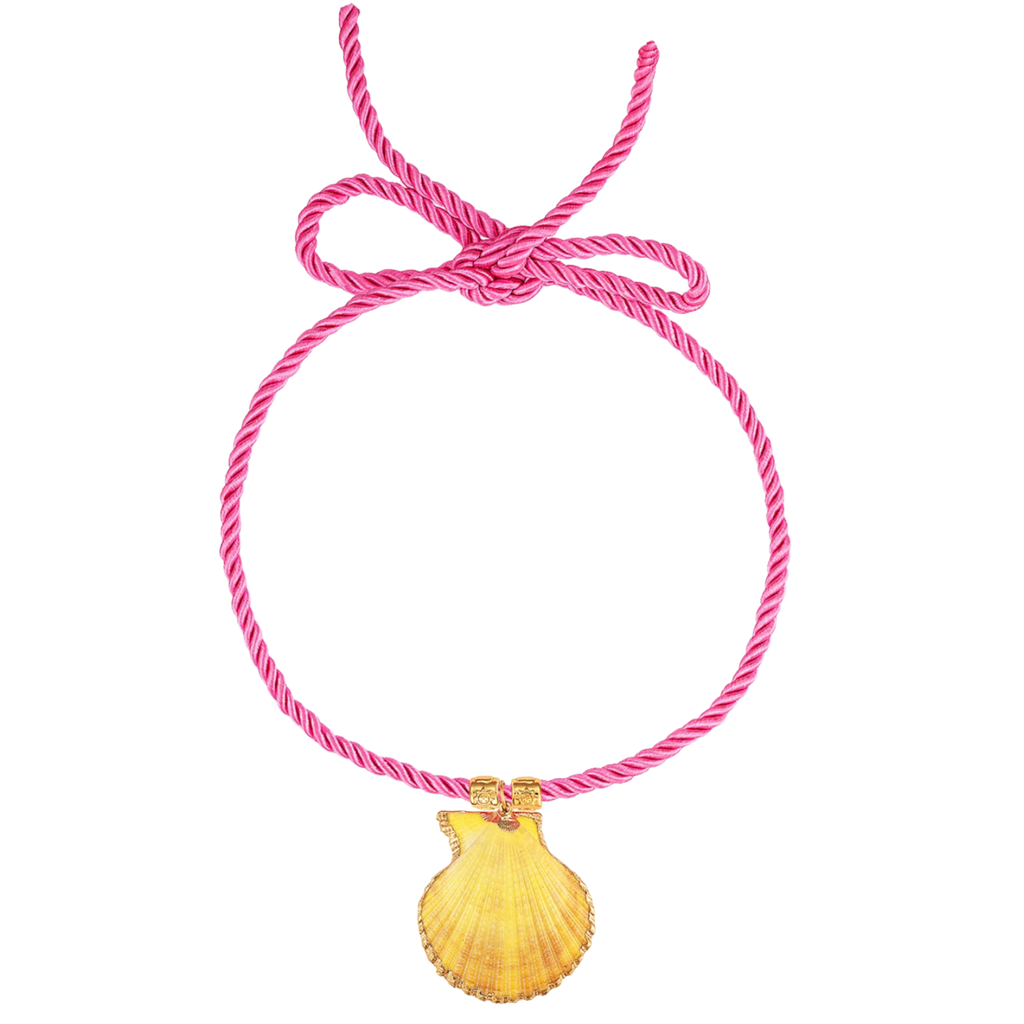 Pink Rope Shell Necklace