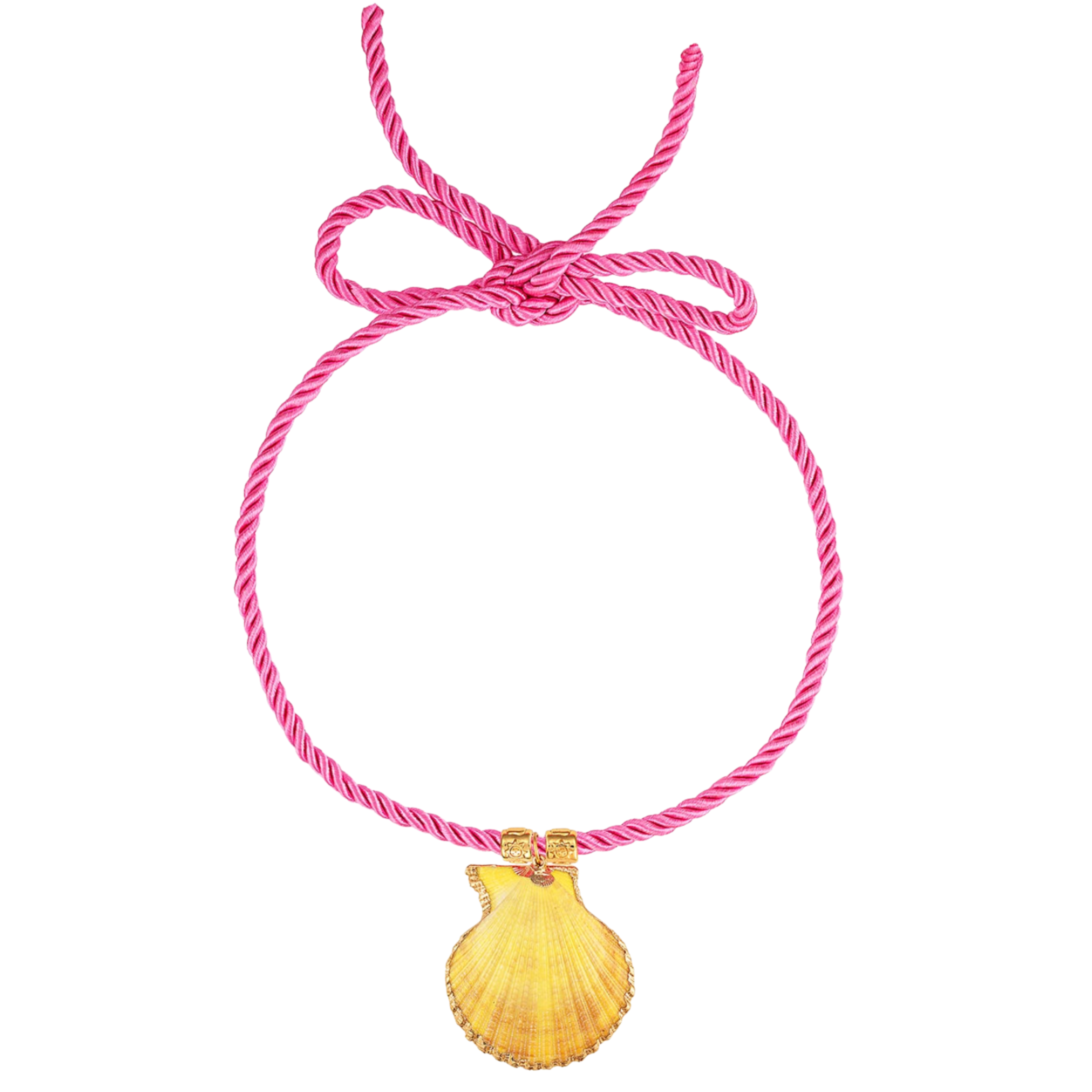 Pink Rope Shell Necklace