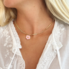 Pink Hibiscus Necklace
