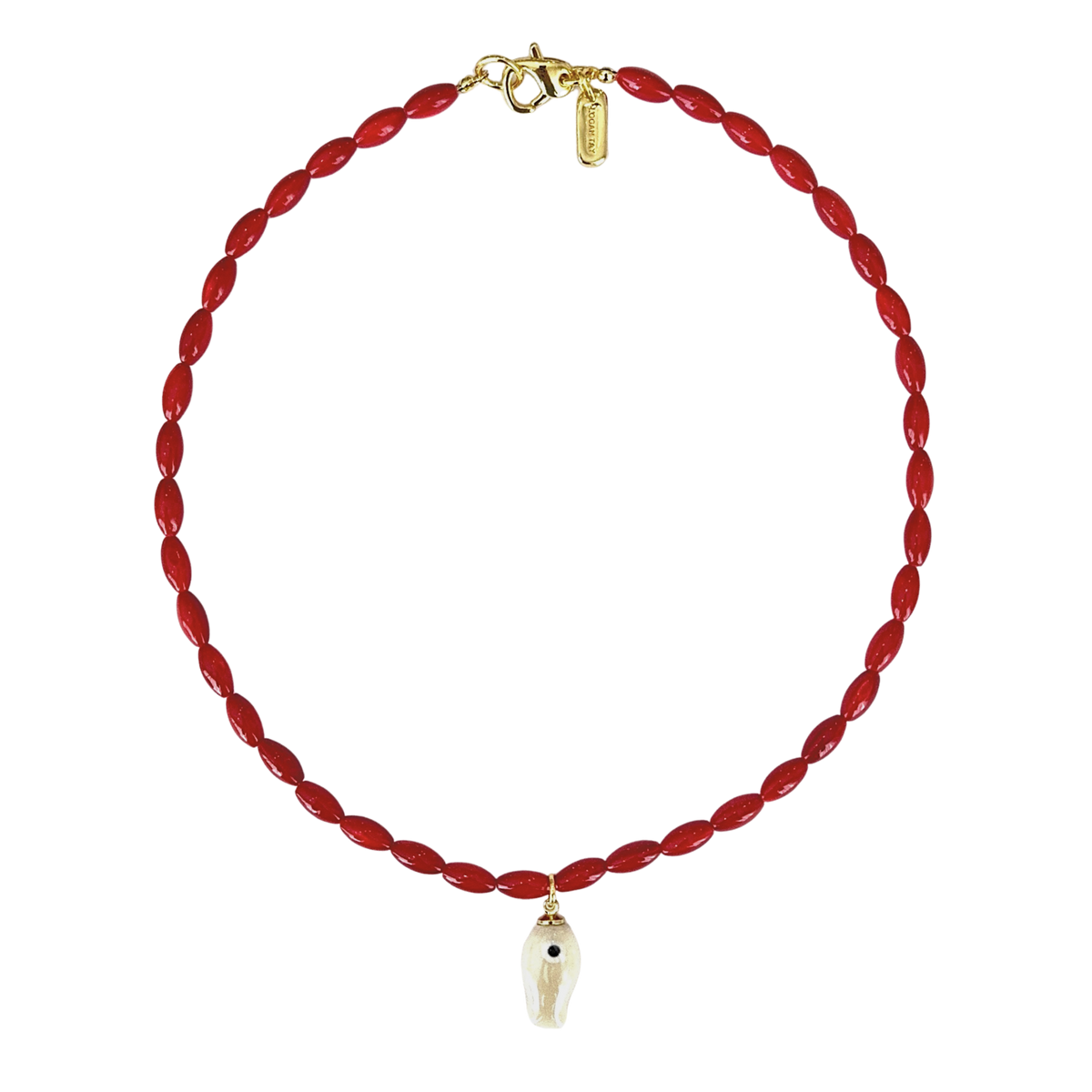 Heart Seashell Chip Necklace – LOGAN TAY