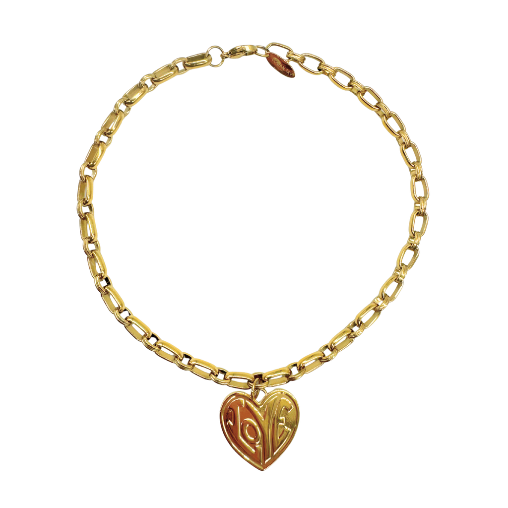 Retro Love Necklace