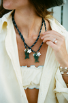 Navy Paracord Fish Necklace