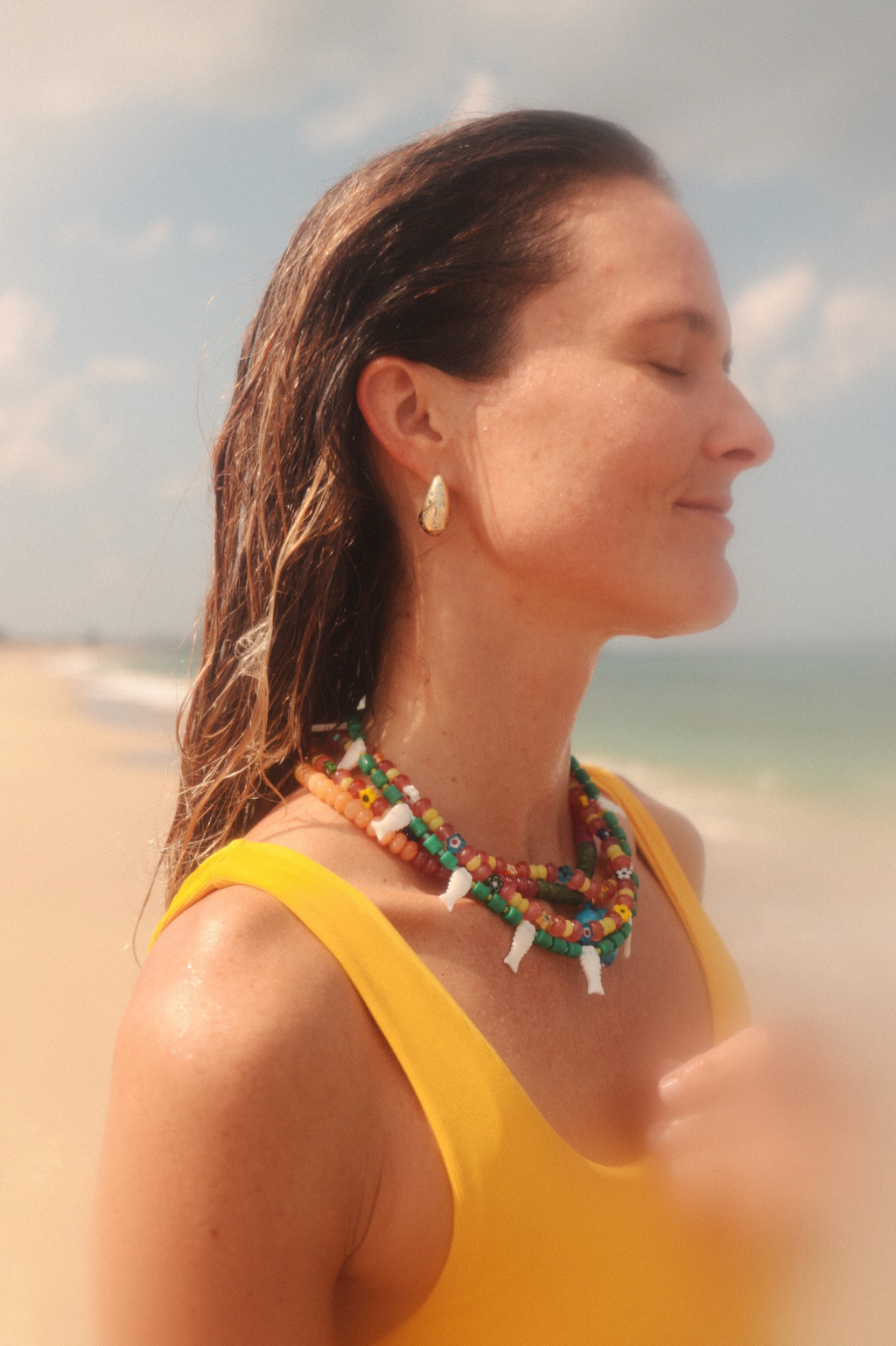 CZ Teardrop Earrings