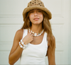 Layered Shell Pearl Necklace