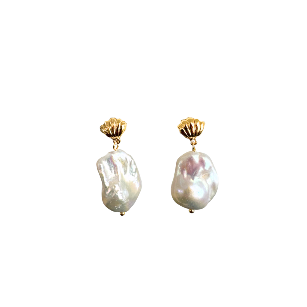 Shell Baroque Earrings