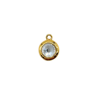 Circle Rhinestone Charm