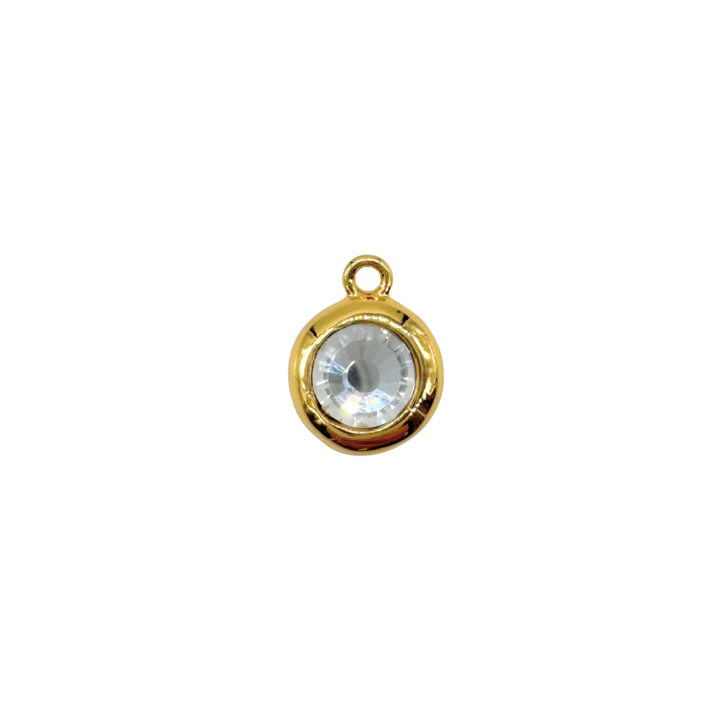 Circle Rhinestone Charm