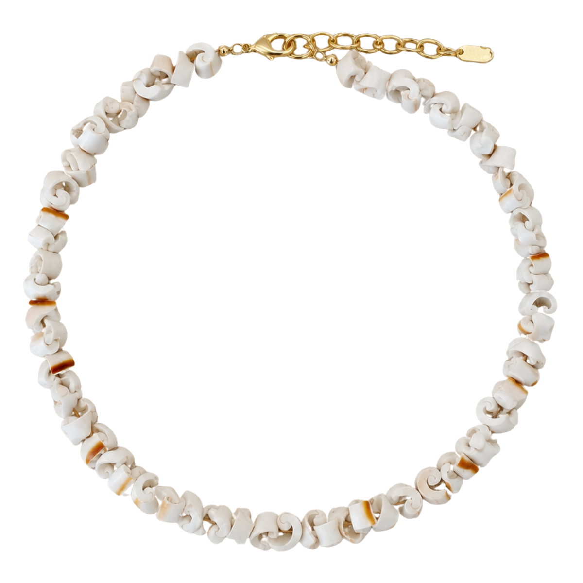 Shell Pendant Beaded Necklace – LOGAN TAY