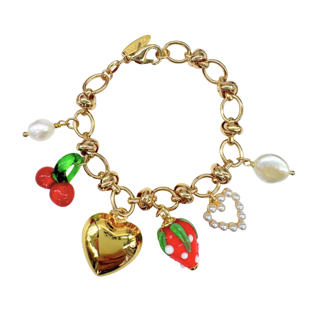 Strawberry Charm Bracelet