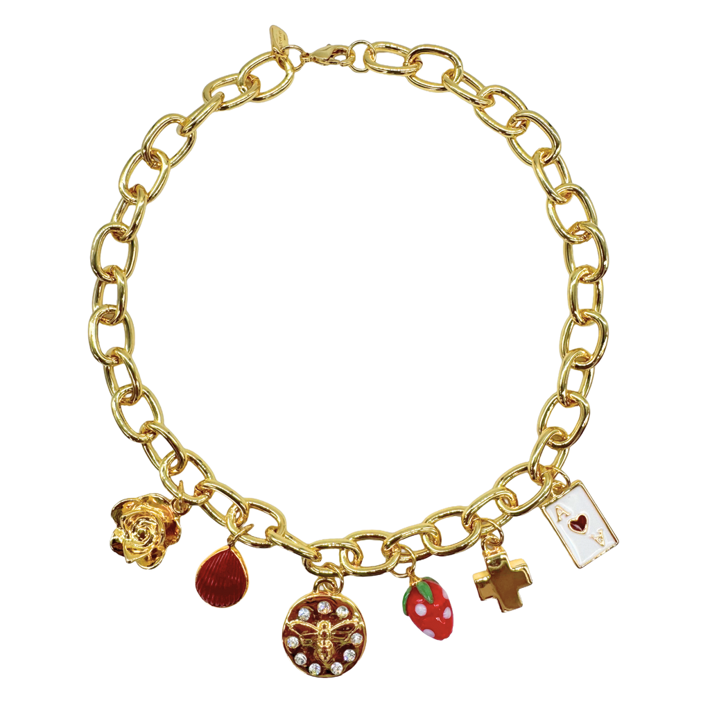 Strawberry Charm Necklace
