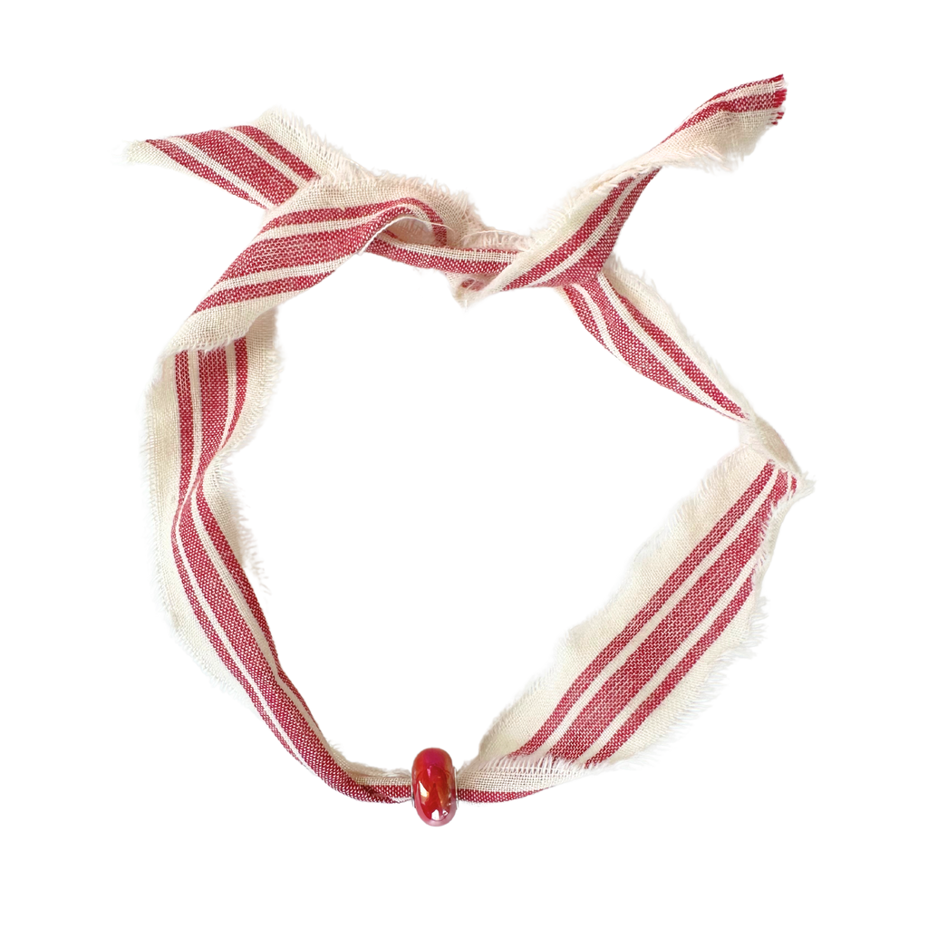 Striped Ribbon Choker