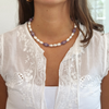 Pearl Purple Beaded Necklace