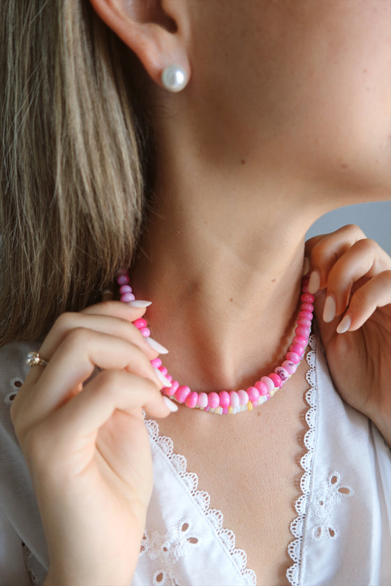 Pink Gemstone Paradise Necklace