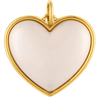 Interwoven Love Heart Charm