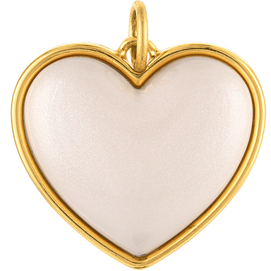Interwoven Love Heart Charm