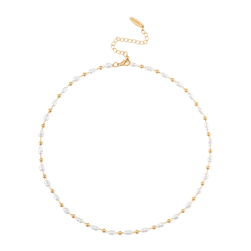 Dainty Pearl Chain Necklace