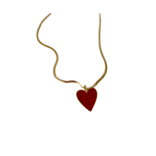  Red Heart Necklace