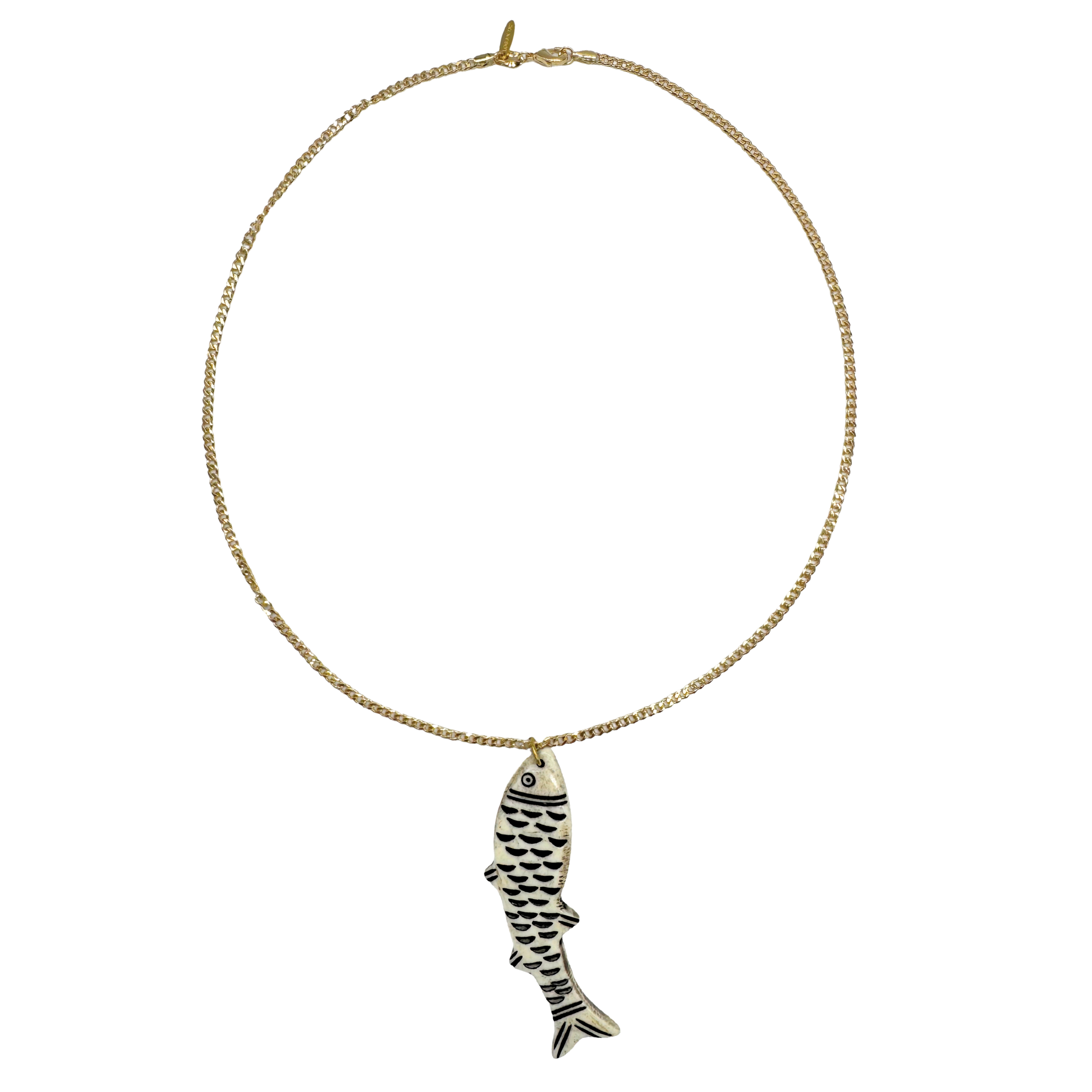 Bone Fish Necklace
