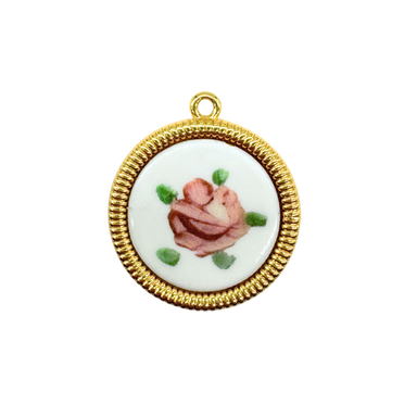 Vintage Rosebud Charm