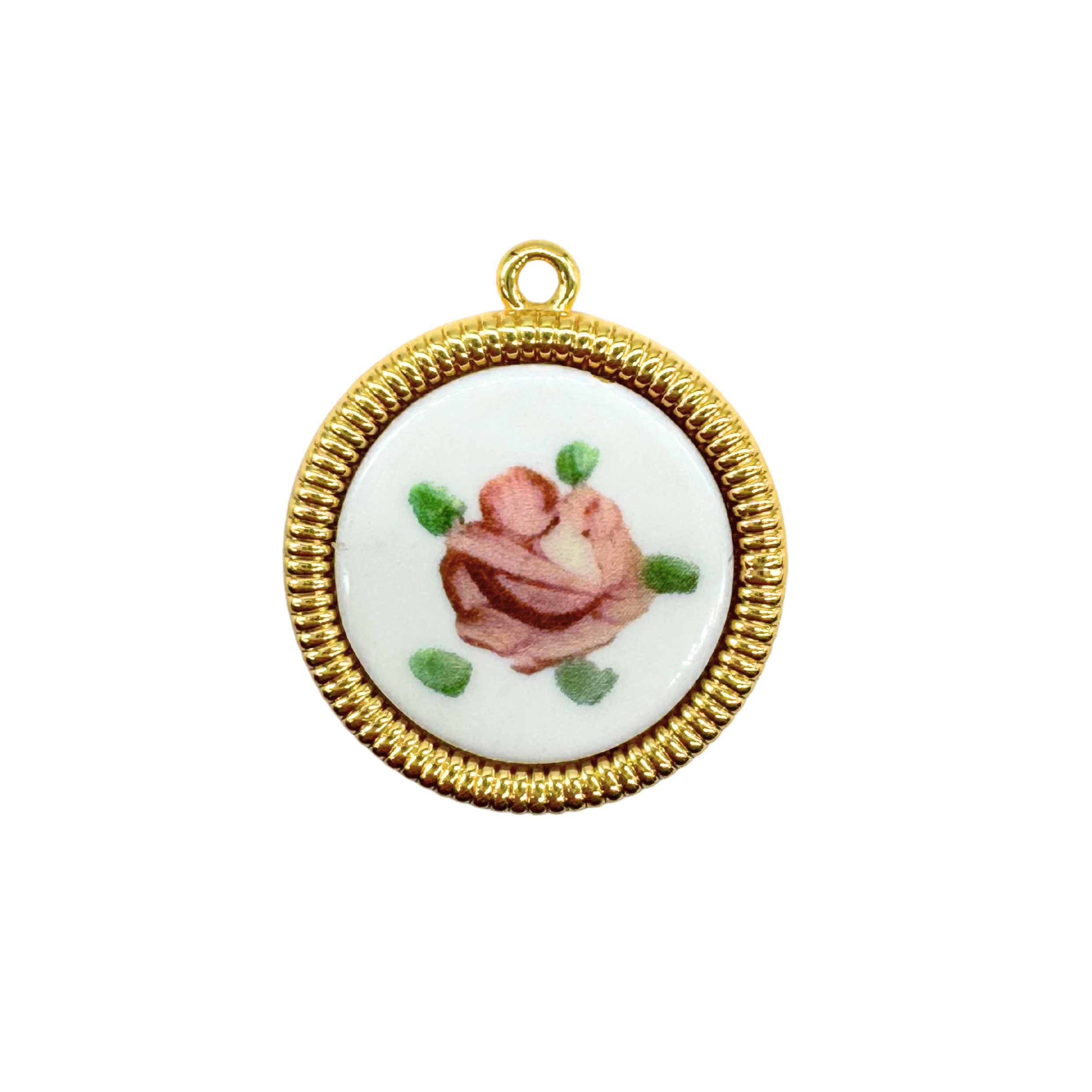 Vintage Rosebud Charm