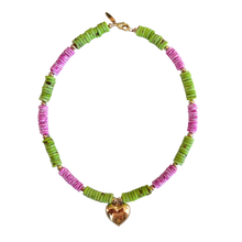  Watermelon Heishi Necklace