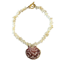  White Chunky Shell Necklace