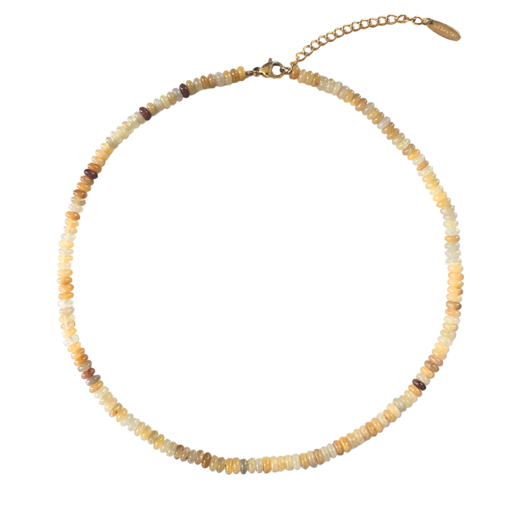 Yellow Beaded Necklace