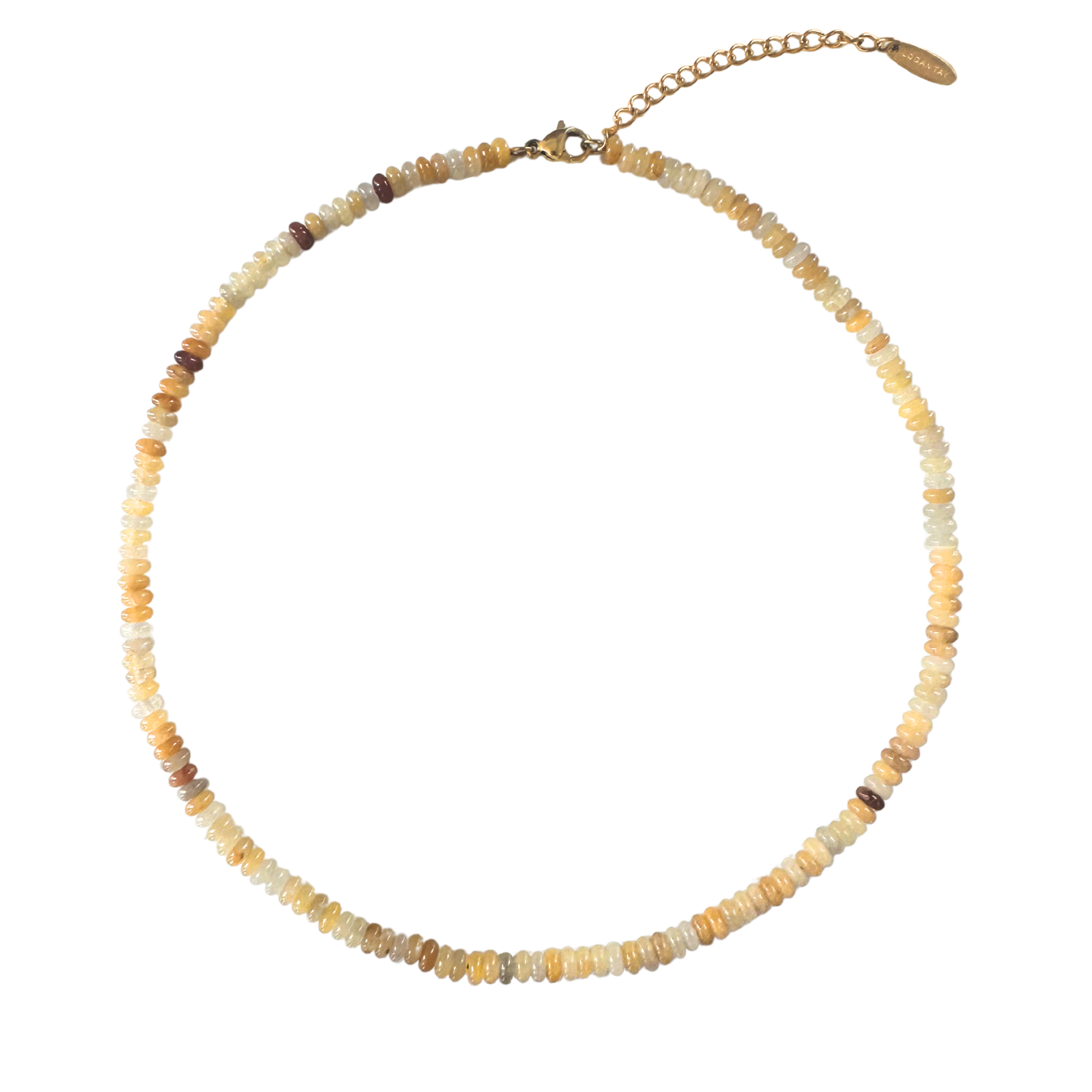 Yellow Beaded Necklace