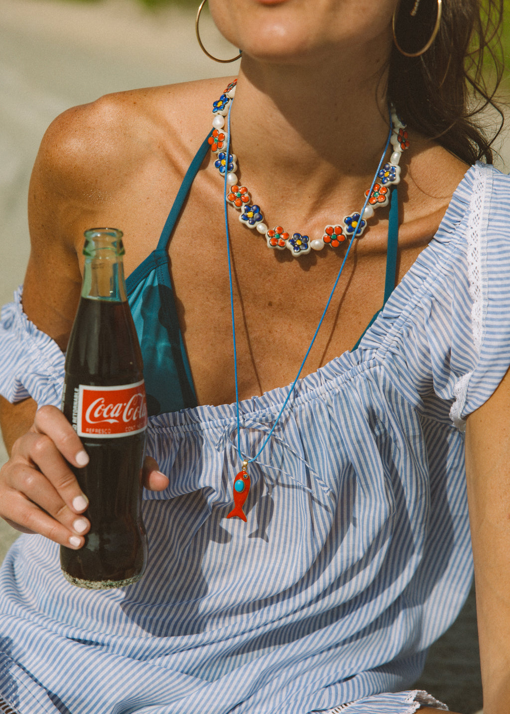 Red Fish Cord Necklace