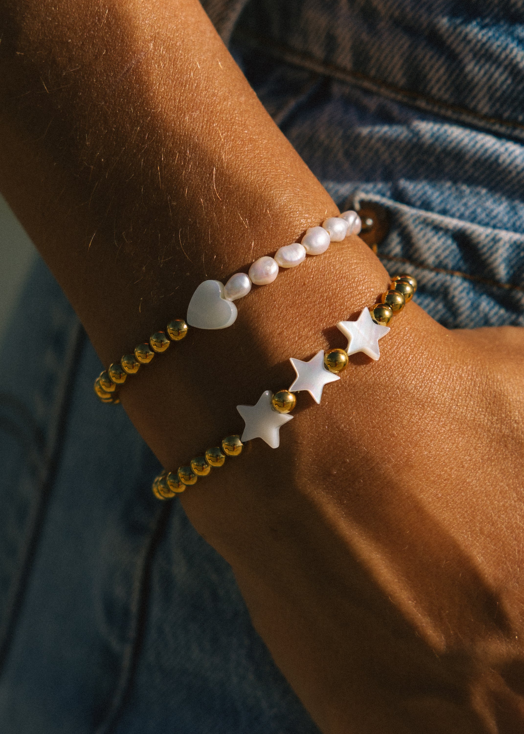 Pearl Star Bracelet