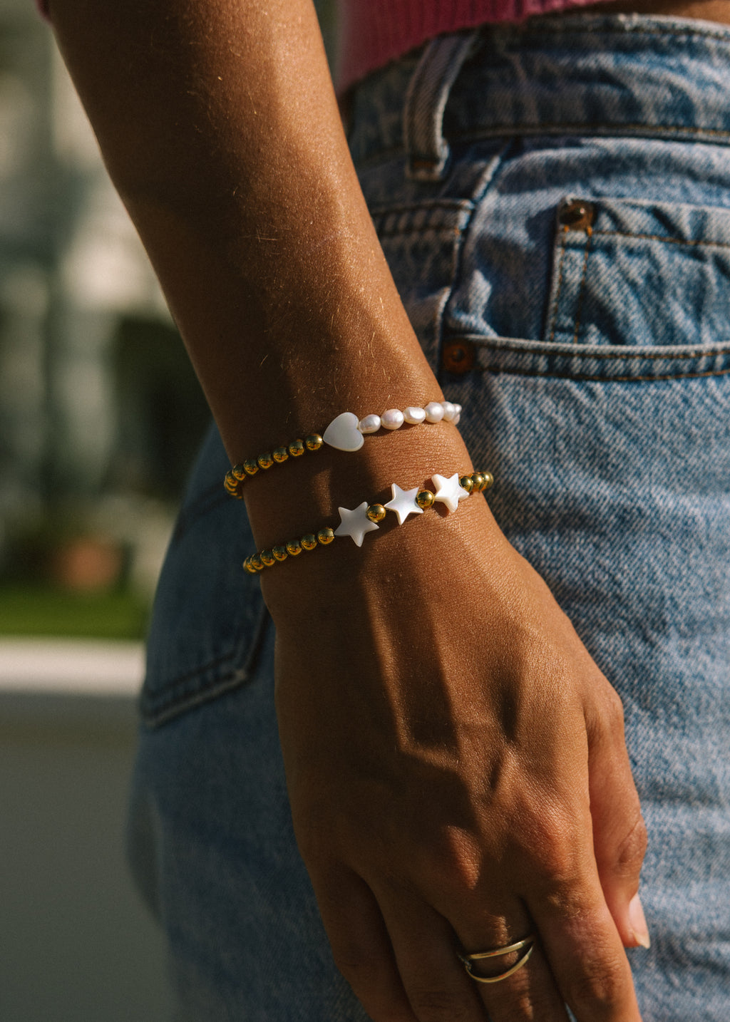 Pearl Star Bracelet