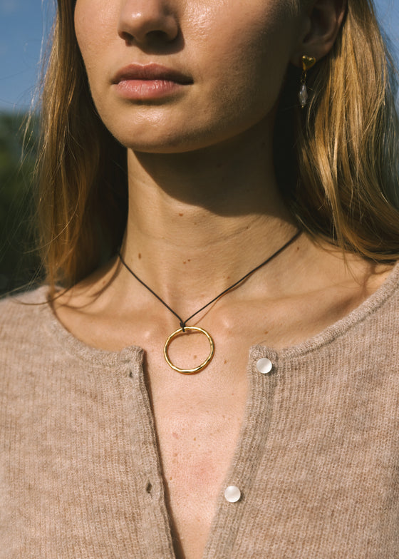 Circle Cord Necklace