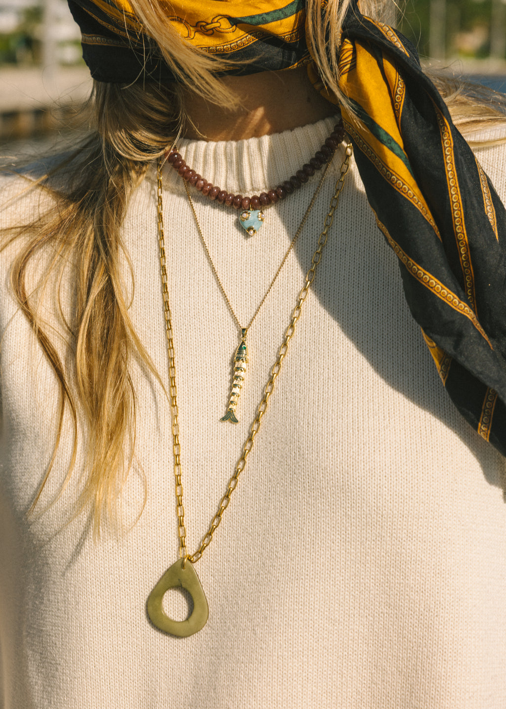 PRE ORDER: Gold Articulated Fish Necklace