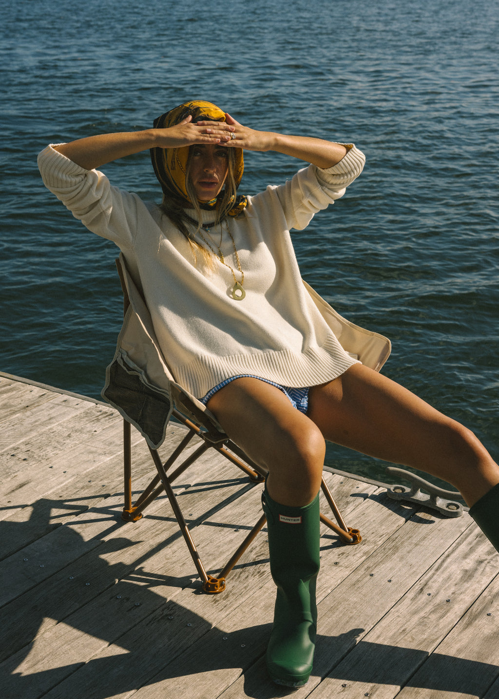 Long Paperclip Tagua Necklace