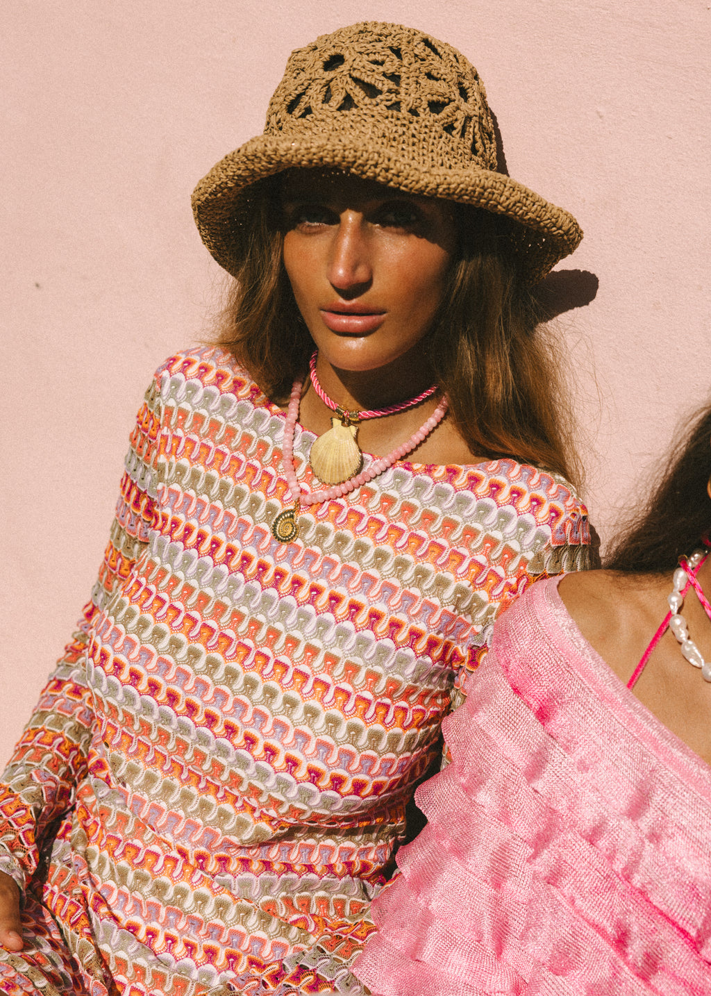 Nautilus Shell Beaded Necklace