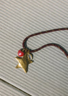 Maroon Heart Paracord Necklace