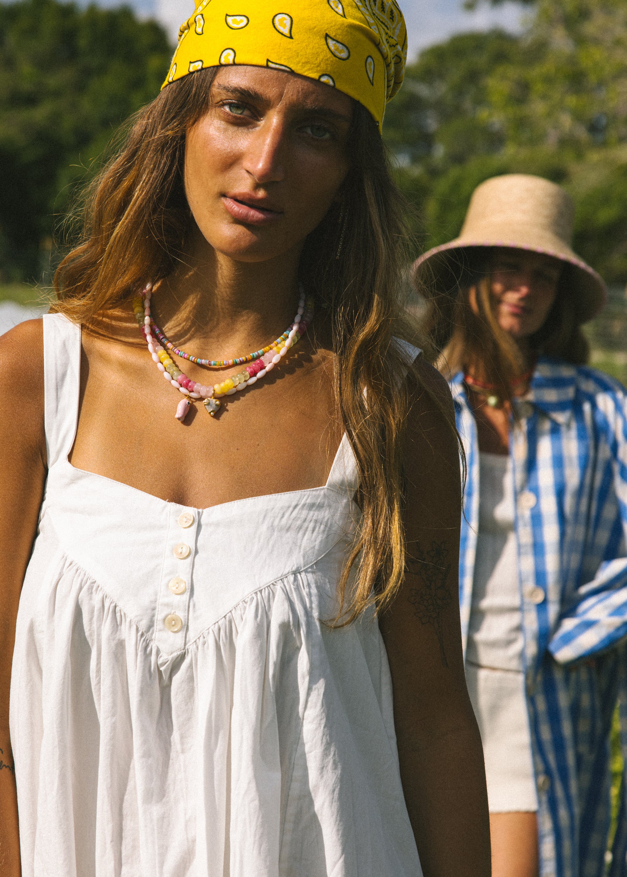 Pastel Mini Beaded Necklace