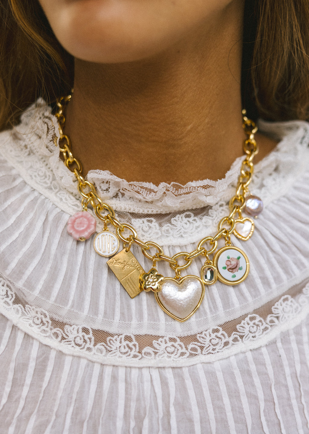 I Love You Charm Necklace