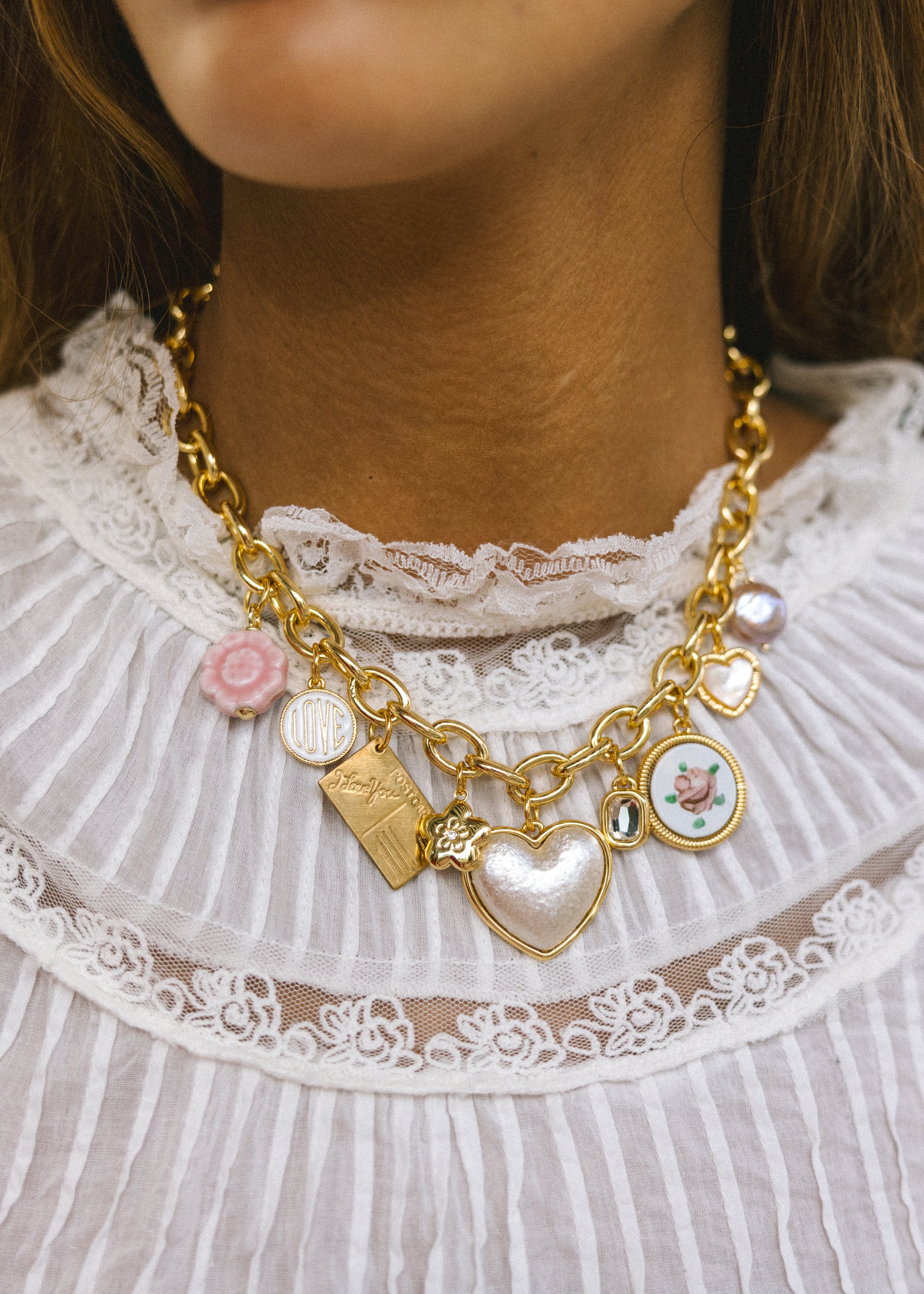 I Love You Charm Necklace