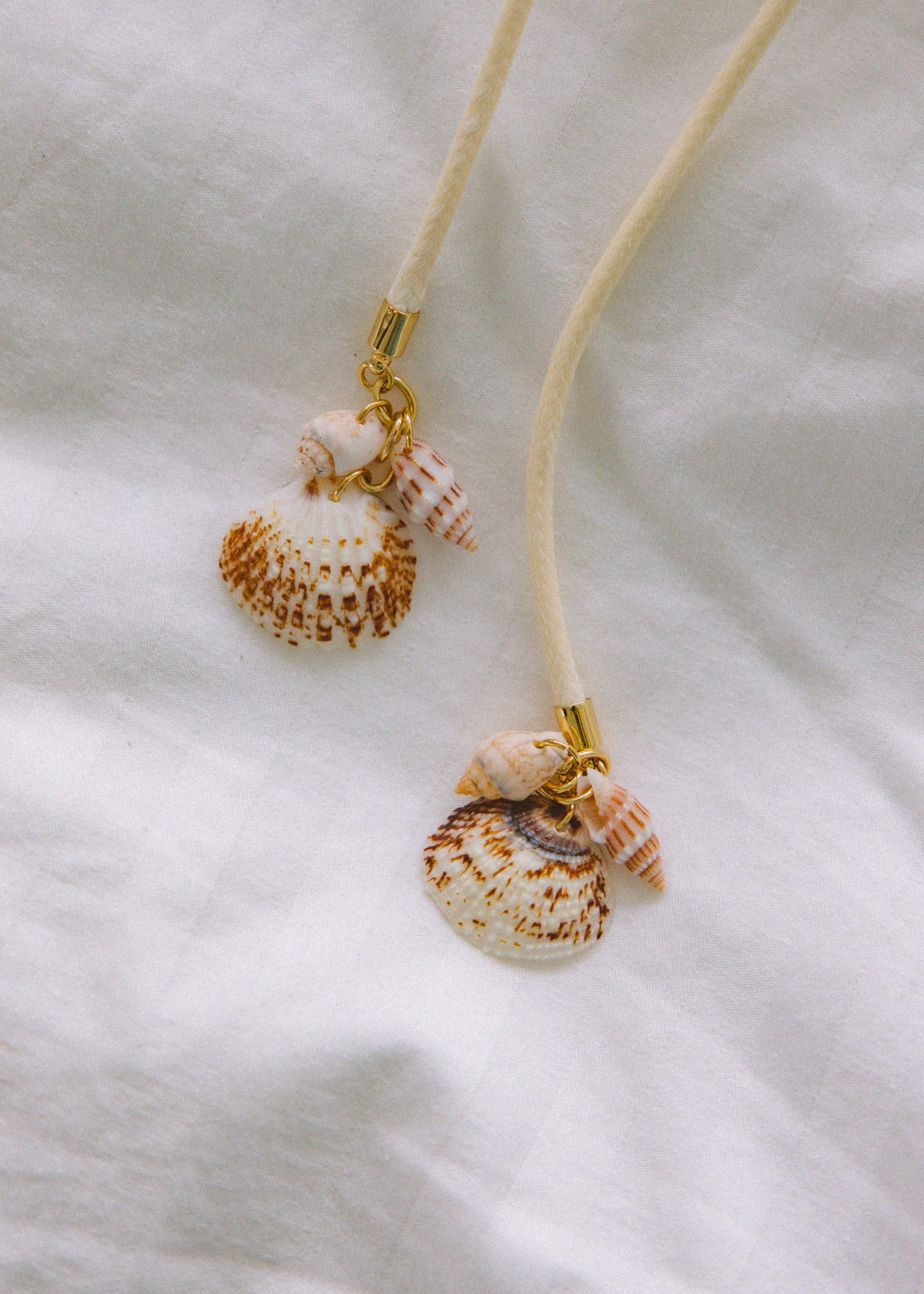 Shell Drop Wrap Necklace