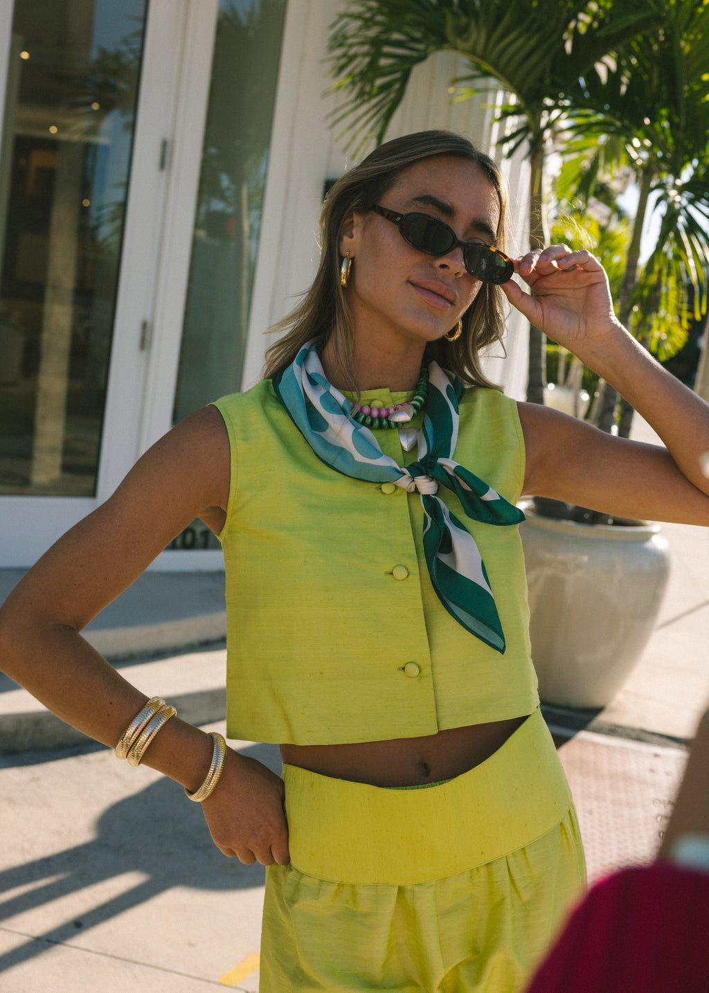 Gold Oval Hoop Earrings